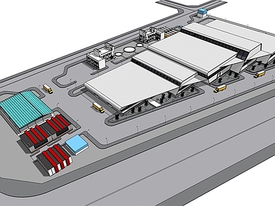 现代厂房 工业厂房 工业建筑 厂房 现代车间 现代工厂
