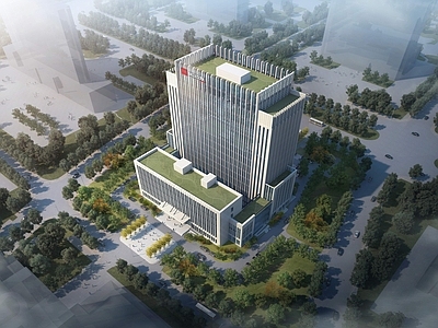 现代办公楼 办公楼 办公大厦 公建 多层办公楼 高层办公楼