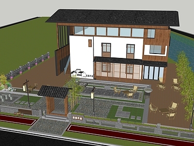 现代民宿建筑 民宿