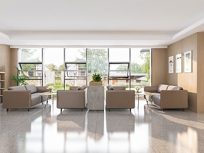 现代图书馆 现代阅览室 休闲阅览室