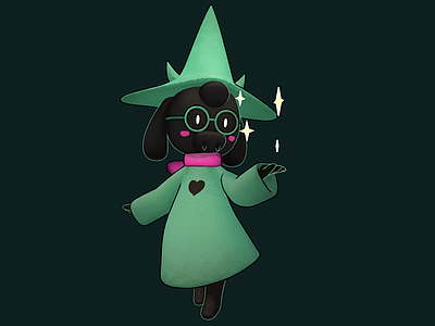虚拟人物 怪物 小巫女 眼镜小巫女 魔法师 小法师 卡通女巫