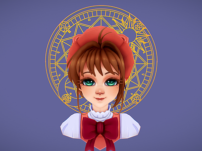 虚拟人物 魔卡少女樱 魔法少女 卡通美少女 卡通学生 小萝莉