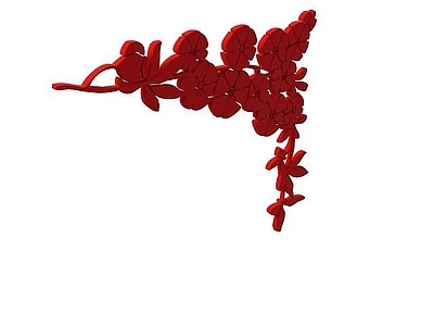 现代其他电器 红色构件