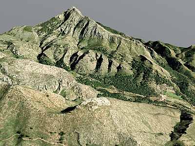 现代其他景观 山脉 山 峡谷 丘陵 地形