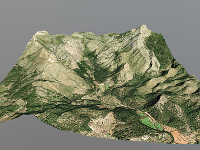现代其他景观 山脉 山 峡谷 丘陵 地形