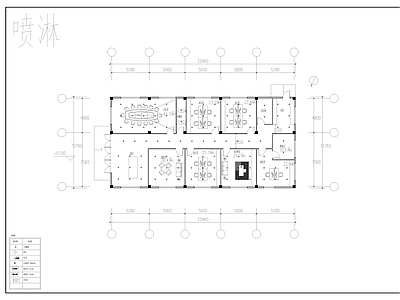 现代整体办公空间 室 施工图