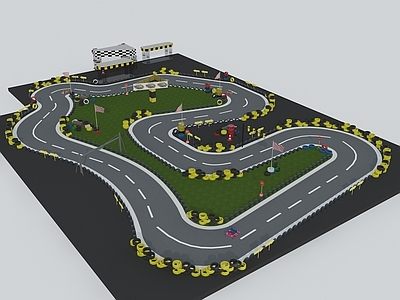 现代道路 卡丁车赛道