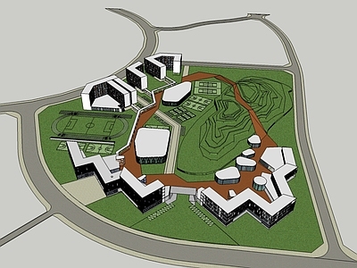 现代学校建筑 学校