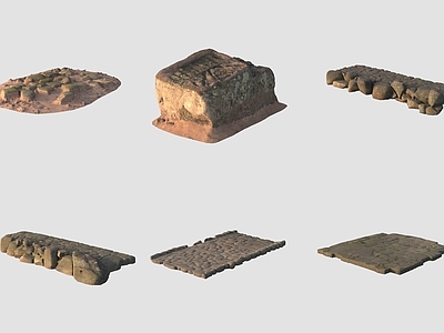 现代石头 古代石板路