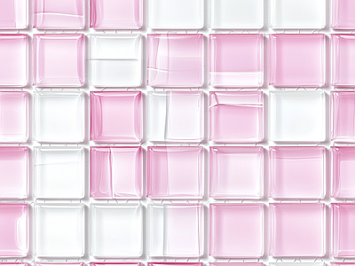 奶油简约玻璃砖 粉色艺术玻璃砖