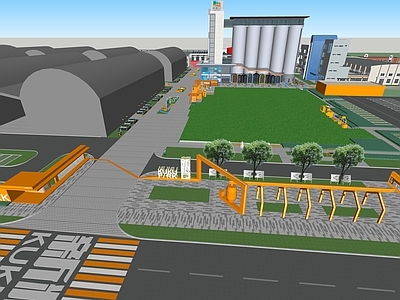 现代景观公园 公园