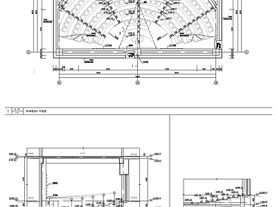 建筑综合节点 阶梯教室大样 施工图