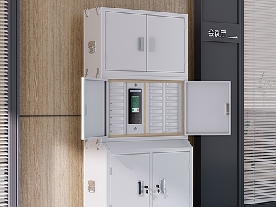 现代党政机关 手机屏蔽柜 手机存放柜 会议室手柜屏蔽柜