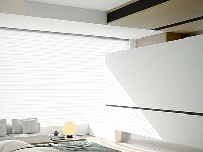 现代家居卧室 现代极简卧室