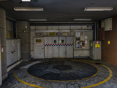 其他交通工具 场景 现代 车库 日本车库