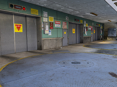 其他交通工具 场景 现代 车库 现代车库