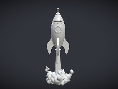 其他交通工具 火箭 太空火箭 卡通火箭