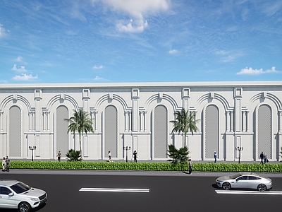 欧式其他商业建筑 欧式 商业 宴会厅 建筑