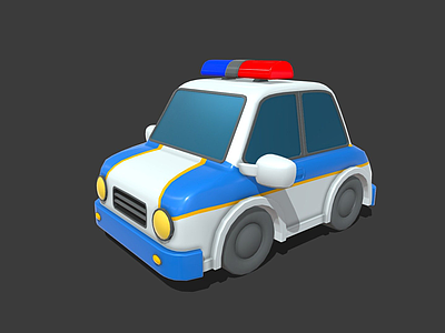 其他交通工具 汽车 现代 轿车 警察 玩具警察