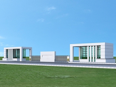 现代其他公共建筑 大门 入口大门