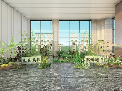 现代其他节日美陈单体 端午活动美陈
