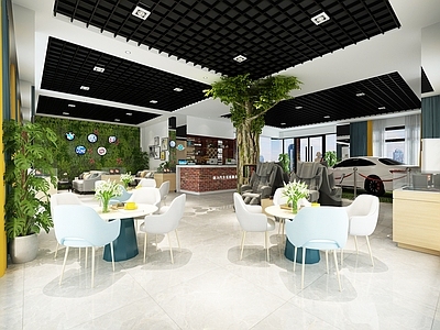 现代其他商业空间 汽车经销店