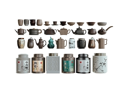 茶具 茶壶 茶杯 茶具 茶叶罐