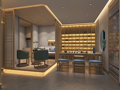 新中式中式足浴店 新中式采耳店 娱乐