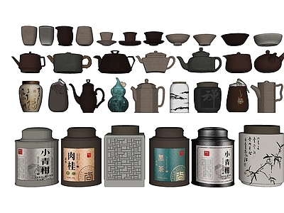 茶具 茶壶 茶杯 茶叶罐