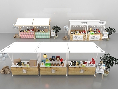 商展器材 文创零食集市摊位