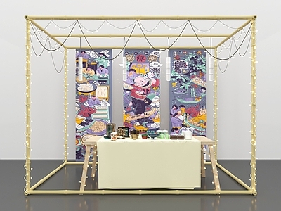 商展器材 文创零食集市摊位