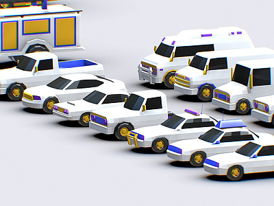 其他交通工具 汽车 现代 城市街道汽车 动画汽车