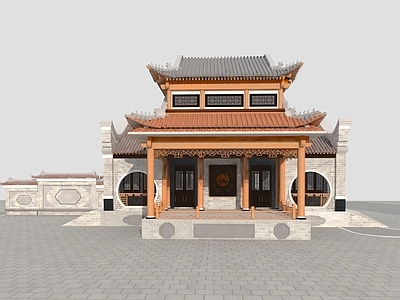 中式古建 中式建筑楼阁