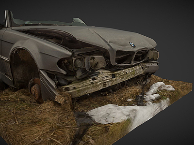 其他交通工具 汽车 现代 轿车 废弃的汽车 汽车残骸