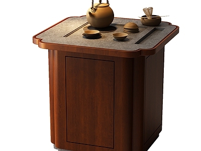 现代新中式茶桌椅 茶台 矮桌 小茶桌 现代茶桌 现代新中式小茶桌