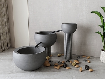 新中式其他小品 新中式景观小品