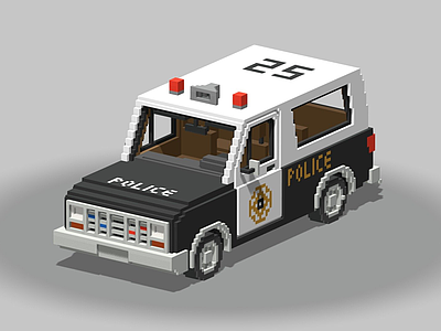 其他交通工具 汽车 现代 轿车 警察 卡通警察
