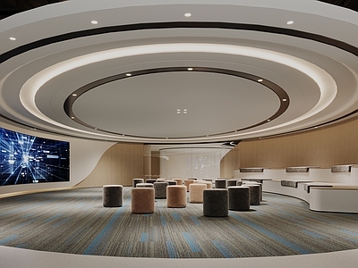 现代休息区 现代沙龙区 休闲休息区 多媒体活动室 演讲室 路演区