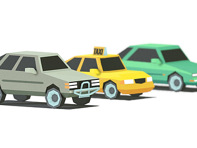 其他交通工具 汽车 现代 轿车 卡通汽车 卡通出租车