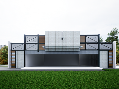 现代厂房 现代简约厂房 厂房建筑 多层厂房 现代工业厂房 现代厂房