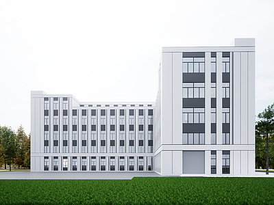 现代厂房 现代产业园 现代厂房 现代工业厂房 多层厂房 厂房建筑