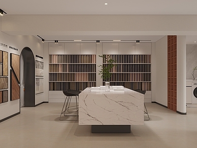 现代家居专卖店 装修公司 样板柜 生活馆