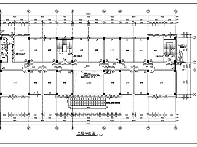 现代办公楼建筑 办公楼建筑图 施工图