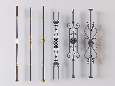 欧式扶手 铁艺楼梯扶手 铁艺门把手 楼梯围栏