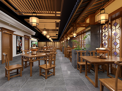 中式火锅店 火锅店 中式火锅店