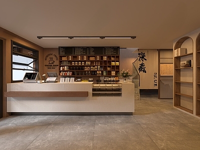现代原木咖啡厅 原木现代咖啡厅