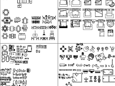 其他图库 平面布置素 施工图