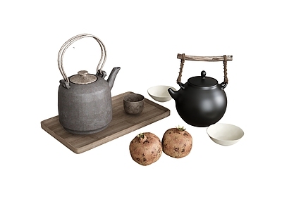 茶具 新中式茶具茶壶茶 茶盘茶托