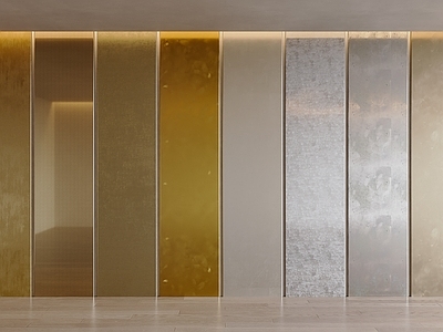 现代护墙板 金属护墙板 拉丝金属板 古铜金属 金色不锈钢 做旧金属板