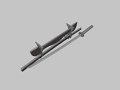 军事器材 武器 冷兵器 武士刀 唐刀 刀鞘
